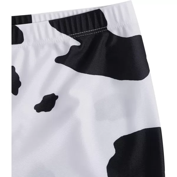 WDIRARA Men's Swim Trunks Elastic Waist Graphic Animal Print Swimwear Board Shorts