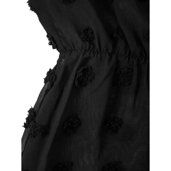 WDIRARA Toddler Girl's Swimwear Sheer V Neck Sleeveless Chiffon Cover Up Beach Dress