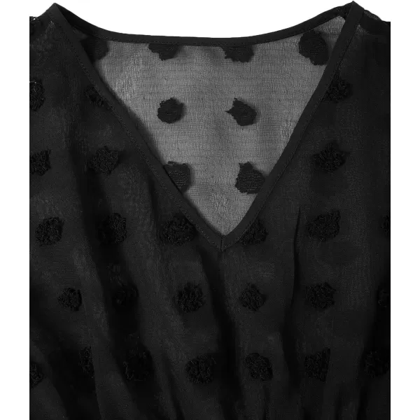 WDIRARA Toddler Girl's Swimwear Sheer V Neck Sleeveless Chiffon Cover Up Beach Dress