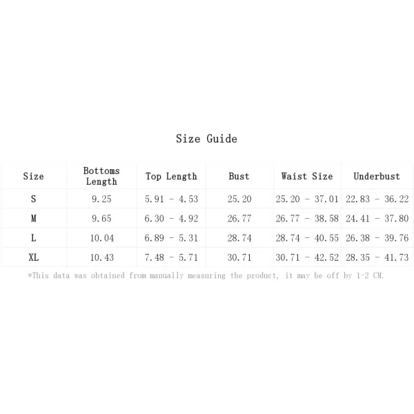 WDIRARA Women's 2 Piece Ribbed Swimsuits Ring Linked Strapless Bandeau Bikini Set Cheeky Bathing Suit