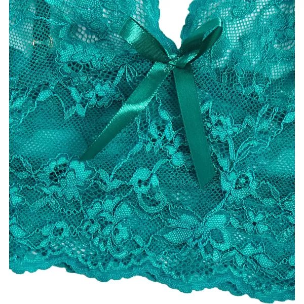 WDIRARA Women's 2Pcs Floral Lace Cami Top with Shorts Sleepwear Pajama Set