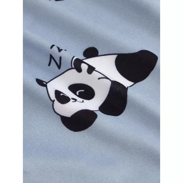 WDIRARA Women's 3 Piece Sleepwear Cow Print Short Sleeve Round Neck Tee Top and Shorts Pajamas Set with Pants