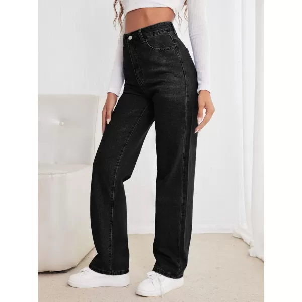 WDIRARA Women's Cow Print Ripped Jeans High Waisted Button Skinny Denim Pants