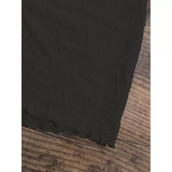 WDIRARA Women's Drawstring Split Thigh Cover Up Skirt Swimwear Beach Skirt