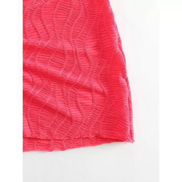 WDIRARA Women's Drawstring Split Thigh Cover Up Skirt Swimwear Beach Skirt