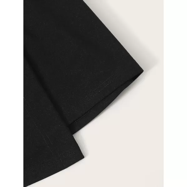 WDIRARA Women's High Waist Wrap Button Front Elegant Asymmetrical Hem Skirt
