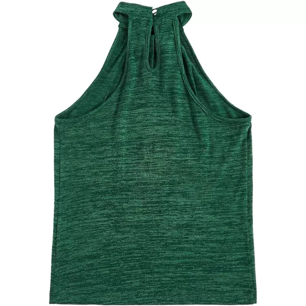 WDIRARA Women's Leopard Print Halter Top Shirt Casual Button Sleeveless Vest