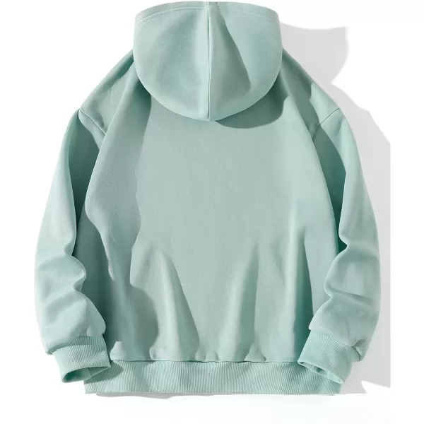 WDIRARA Women's Letter Graphic Print Pocket Drawstring Hoodie Sweatshirts Tops