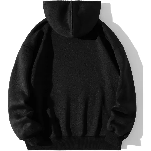 WDIRARA Women's Letter Graphic Print Pocket Drawstring Hoodie Sweatshirts Tops