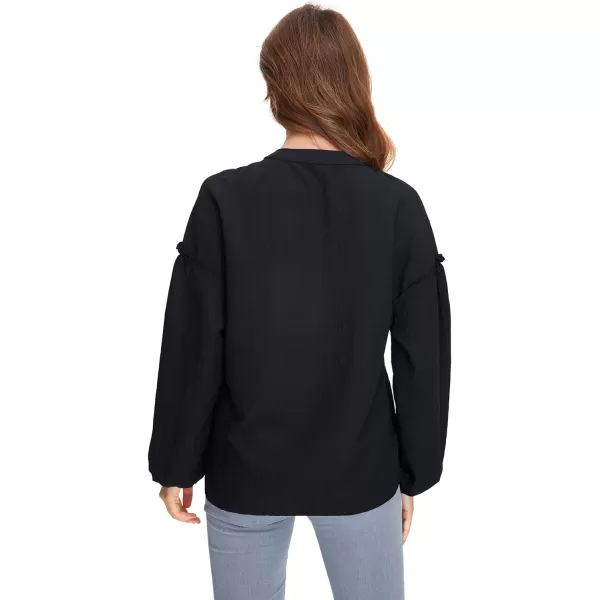 WDIRARA Women's Mock Neck Long Sleeve Crop Sweater Casual Rib Knit Top