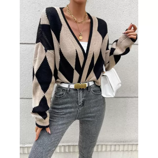 WDIRARA Women's Open Front Drop Shoulder Open Front Long Sleeve Duster Casual Cardigan
