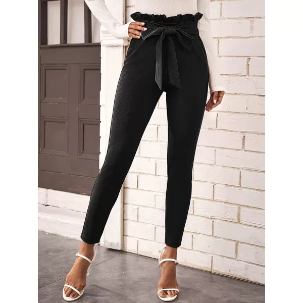 WDIRARA Women's Stretchy Plaid Print Pants Soft Skinny Regular Fashion Leggings