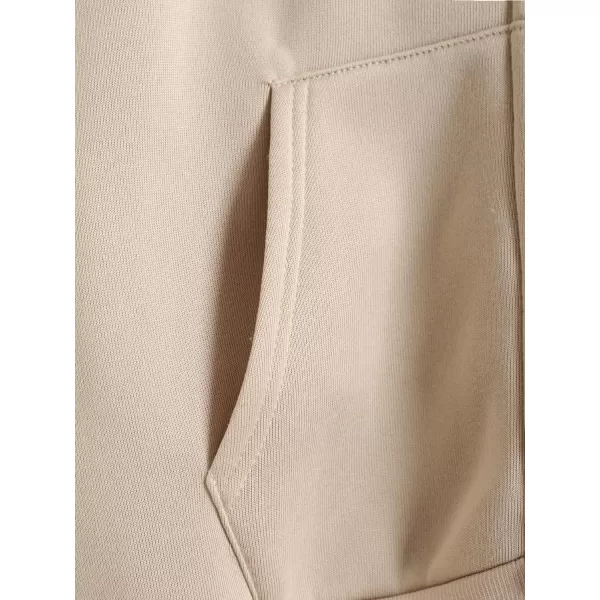 WDIRARA Women's Zip Front Drawstring Hoodie Pullover Long Sleeve Casual Sweatshirt Top