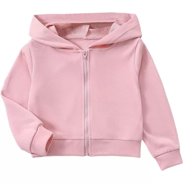 WDIRARA Girl's Zip Front Hoodie Pocket Casual Long Sleeve Sweatshirt Tops