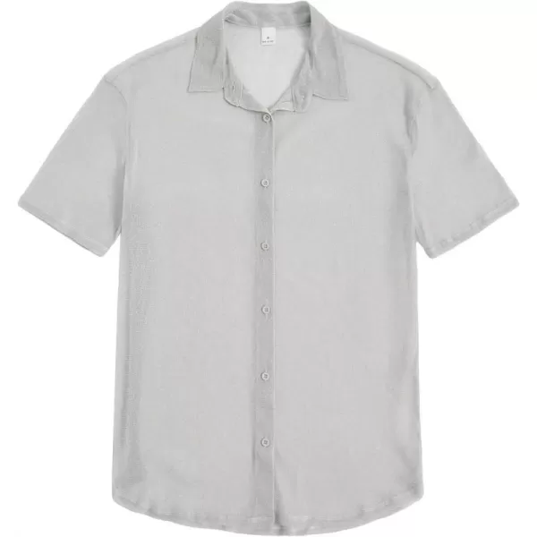 WDIRARA Men's Button Up Short Sleeve Cat Print Beachwear Striped Pocket Hawaiian Shirt Casual Collar Top
