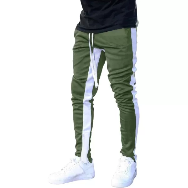 WDIRARA Men's Cartoon Bear Print Drawstring Waist Sweatpants with Pocket
