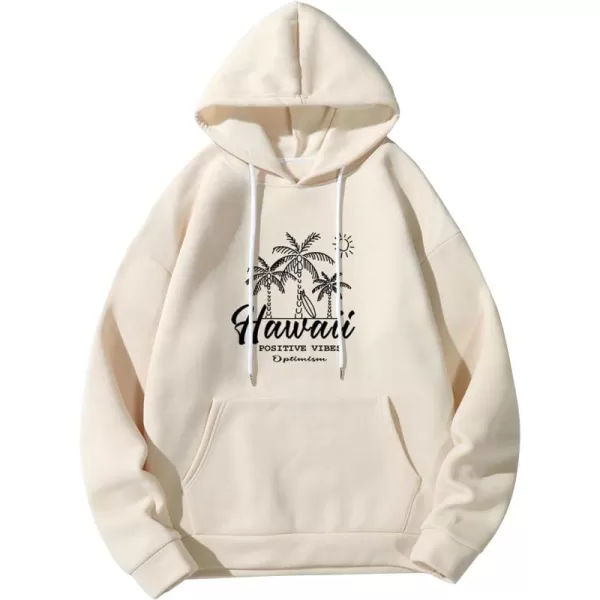 WDIRARA Men's Floral Graphic Print Drawstring Pocket Hoodie Sweatshirt