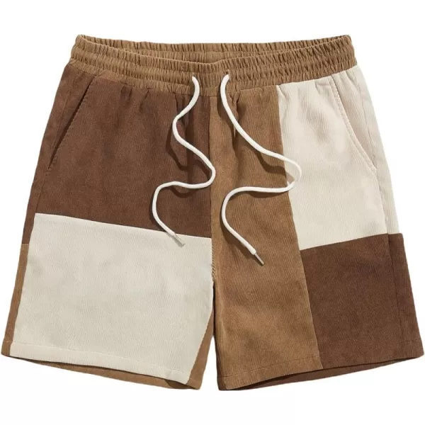 WDIRARA Men's Letter Graphic Print Drawstring Waist Active Track Shorts