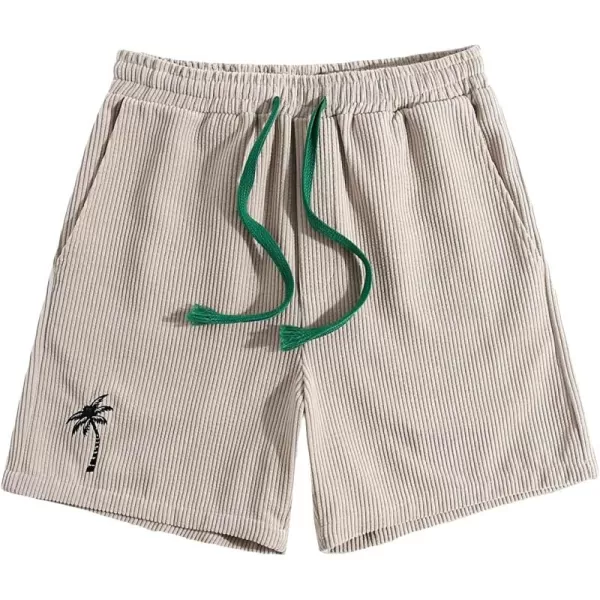 WDIRARA Men's Letter Graphic Print Drawstring Waist Active Track Shorts