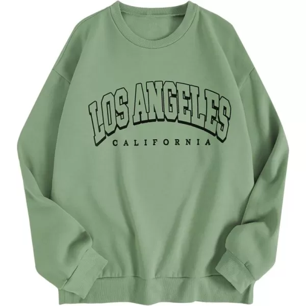 WDIRARA Men's Letter Graphic Round Neck Long Sleeve Sweatshirt Casual Tops