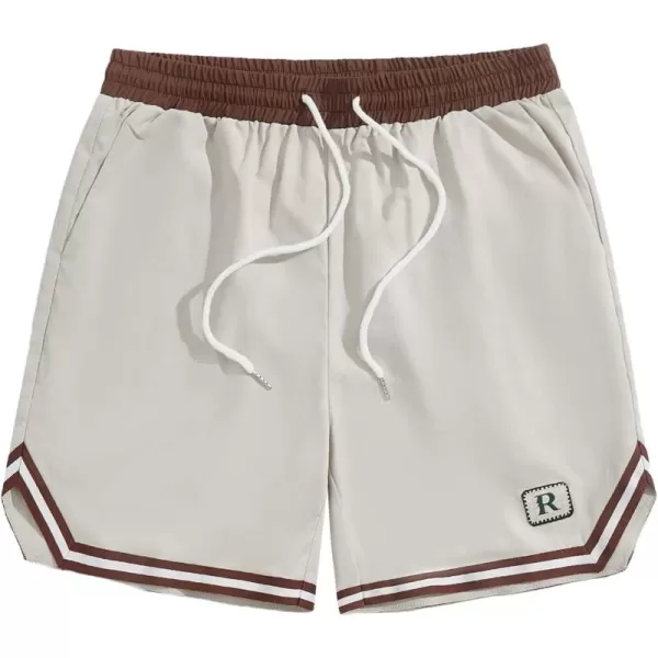 WDIRARA Men's Lightning Graphic Print Drawstring Casual Summer Beach Shorts
