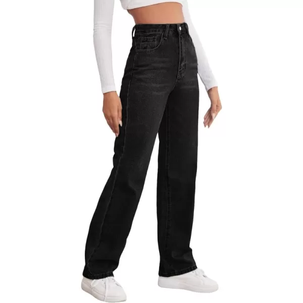 WDIRARA Women's Cow Print Ripped Jeans High Waisted Button Skinny Denim Pants