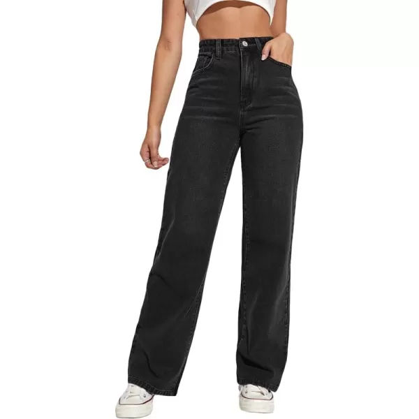 WDIRARA Women's Cow Print Ripped Jeans High Waisted Button Skinny Denim Pants