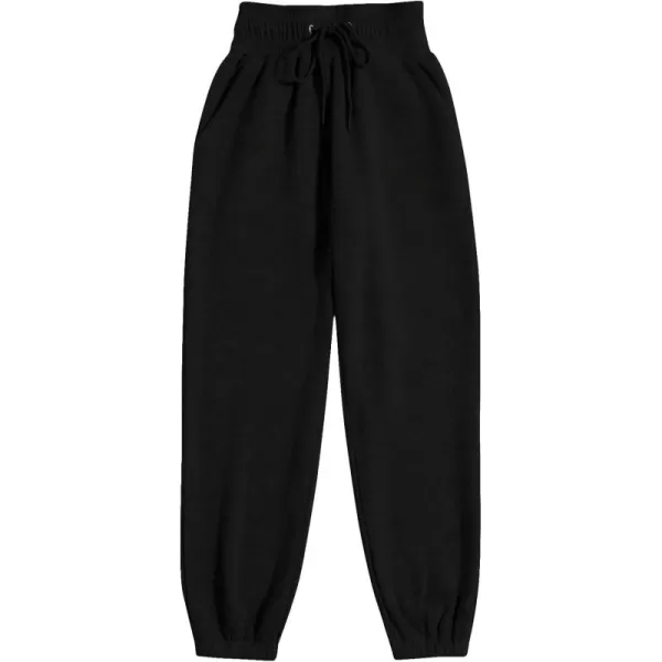 WDIRARA Women's Drawstring Elastic Waist Exercise Sweatpants Trousers Jogger Pants