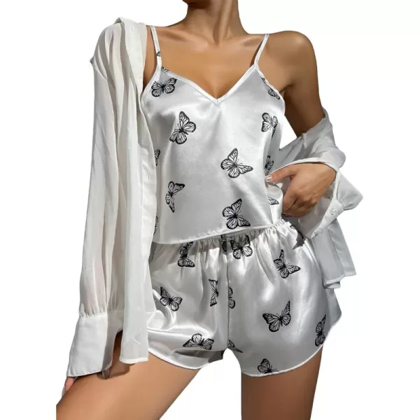WDIRARA Women's Sleepwear Cow Print Cute Pajama Set Cami Top and Shorts