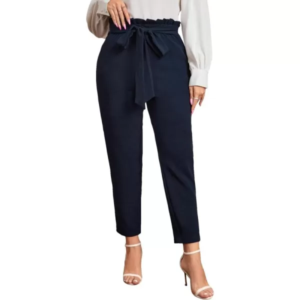 WDIRARA Women's Stretchy Plaid Print Pants Soft Skinny Regular Fashion Leggings