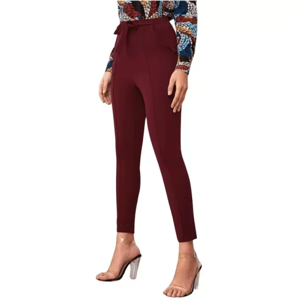 WDIRARA Women's Stretchy Plaid Print Pants Soft Skinny Regular Fashion Leggings