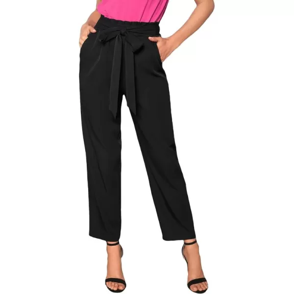WDIRARA Women's Stretchy Plaid Print Pants Soft Skinny Regular Fashion Leggings