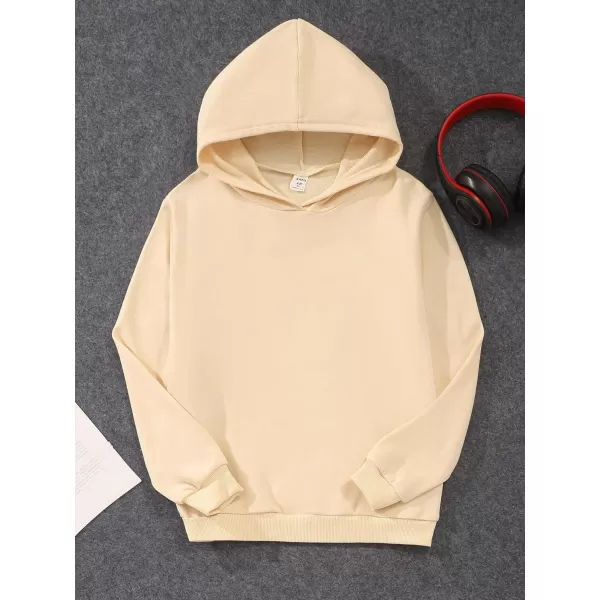 WDIRARA Girl's Cartoon Letter Graphic Print Hoodie Long Sleeve Sweatshirt Pullovers