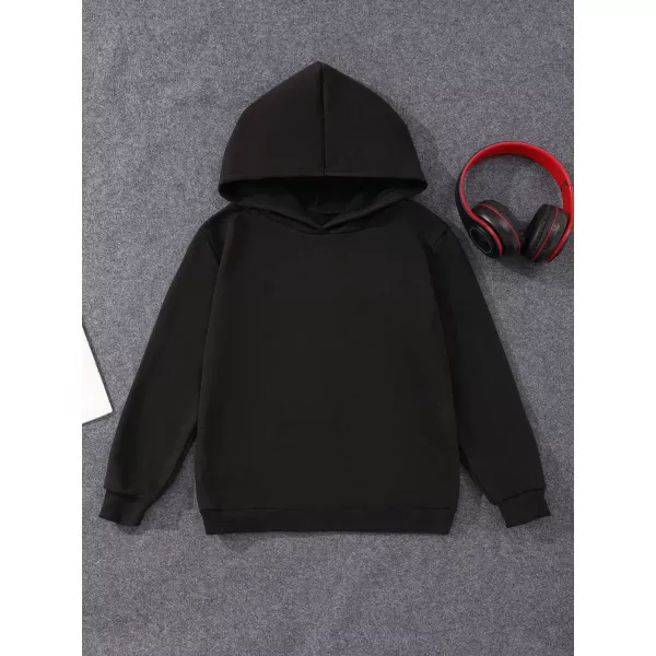 WDIRARA Girl's Cartoon Letter Graphic Print Hoodie Long Sleeve Sweatshirt Pullovers