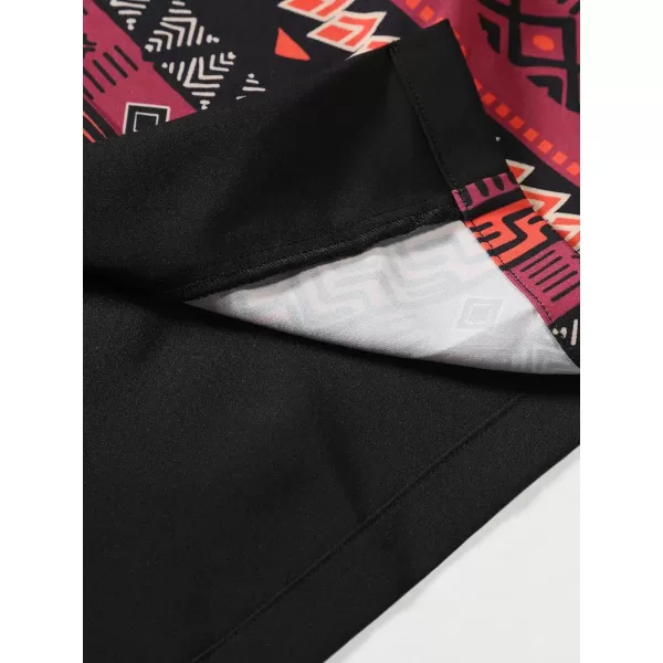 WDIRARA Men's Floral and Crane Print Japanese Style Kimono Tee