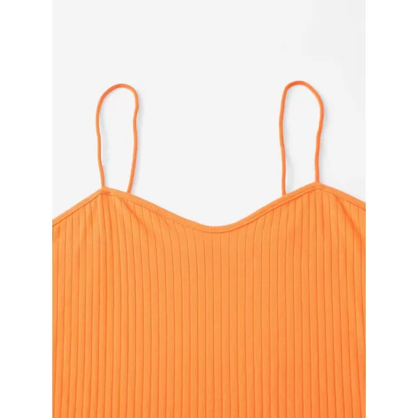 WDIRARA Women's Plus Size Split Front Sleeveless Rib Knit Bodycon Dress